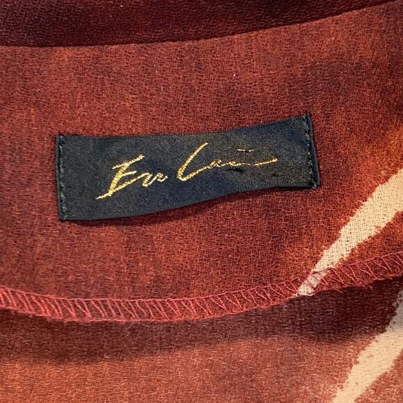 Burnt Umber Patterned Blouse - Picture 3 of 9